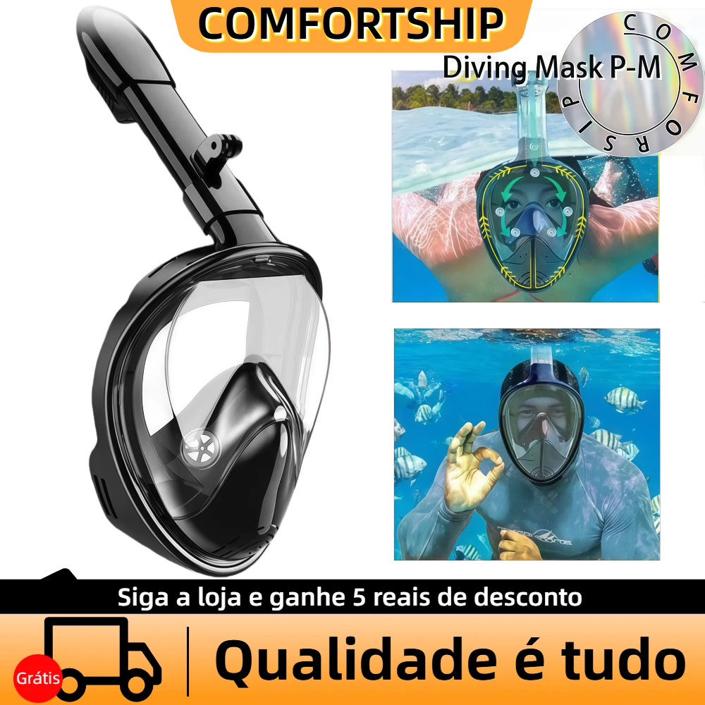 COMFORTSHIP>>Máscara De Mergulho Snorkel Fu