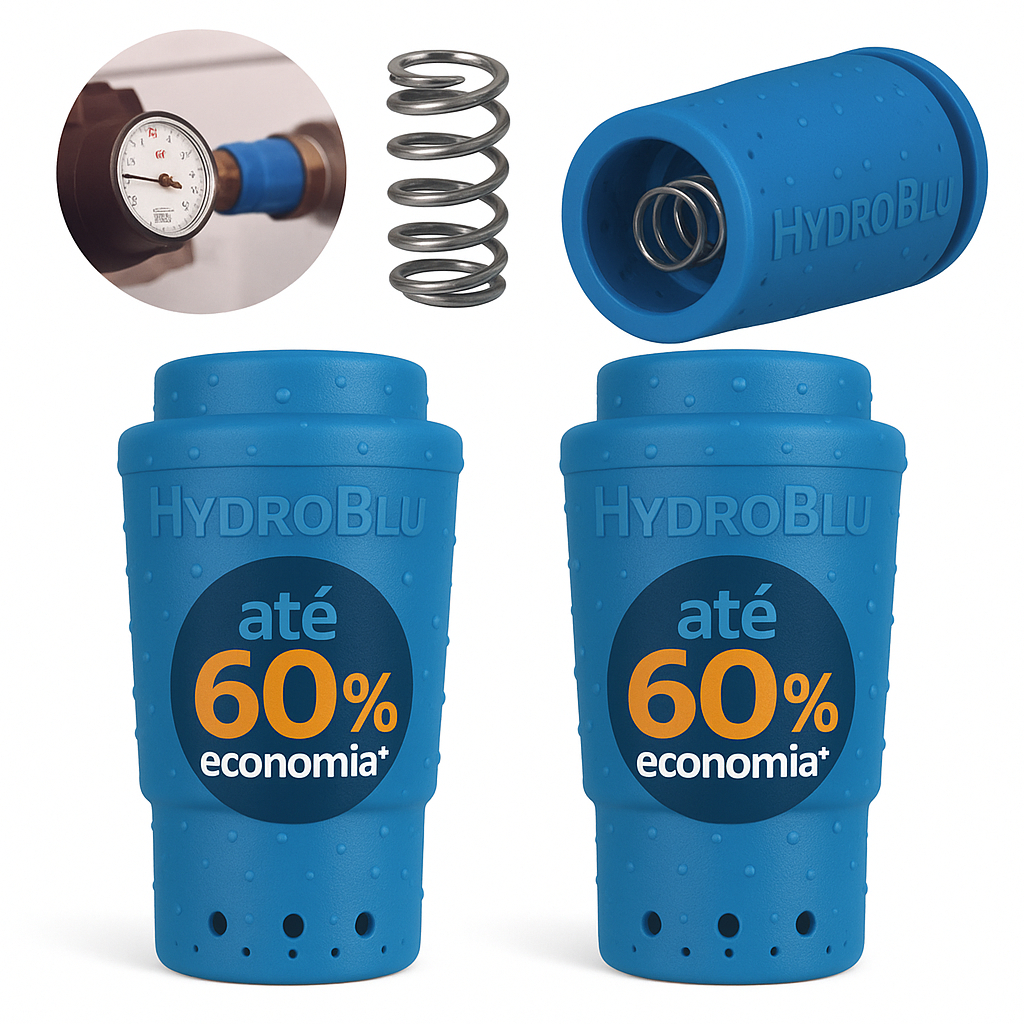 Kit 2 Bloqueador De Ar Hidrometro Redutor Conta Á