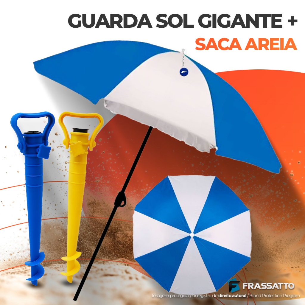 Guarda-sol Grande Gigante Para Barraca Praia E Pis