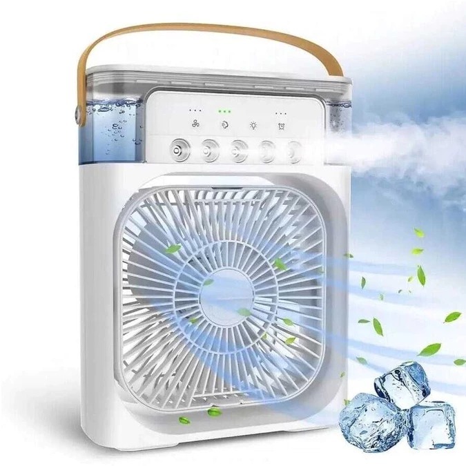 Refrigerador De Ar Ventilador Umidificador Portát