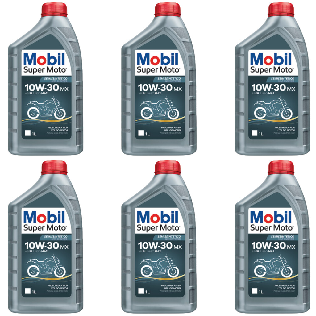 6L Óleo Motor Mobil Super Moto 10W30 4T MX Semiss