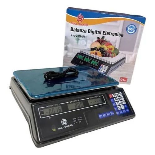 balança de precisão Digital 40 kg cor preta marc