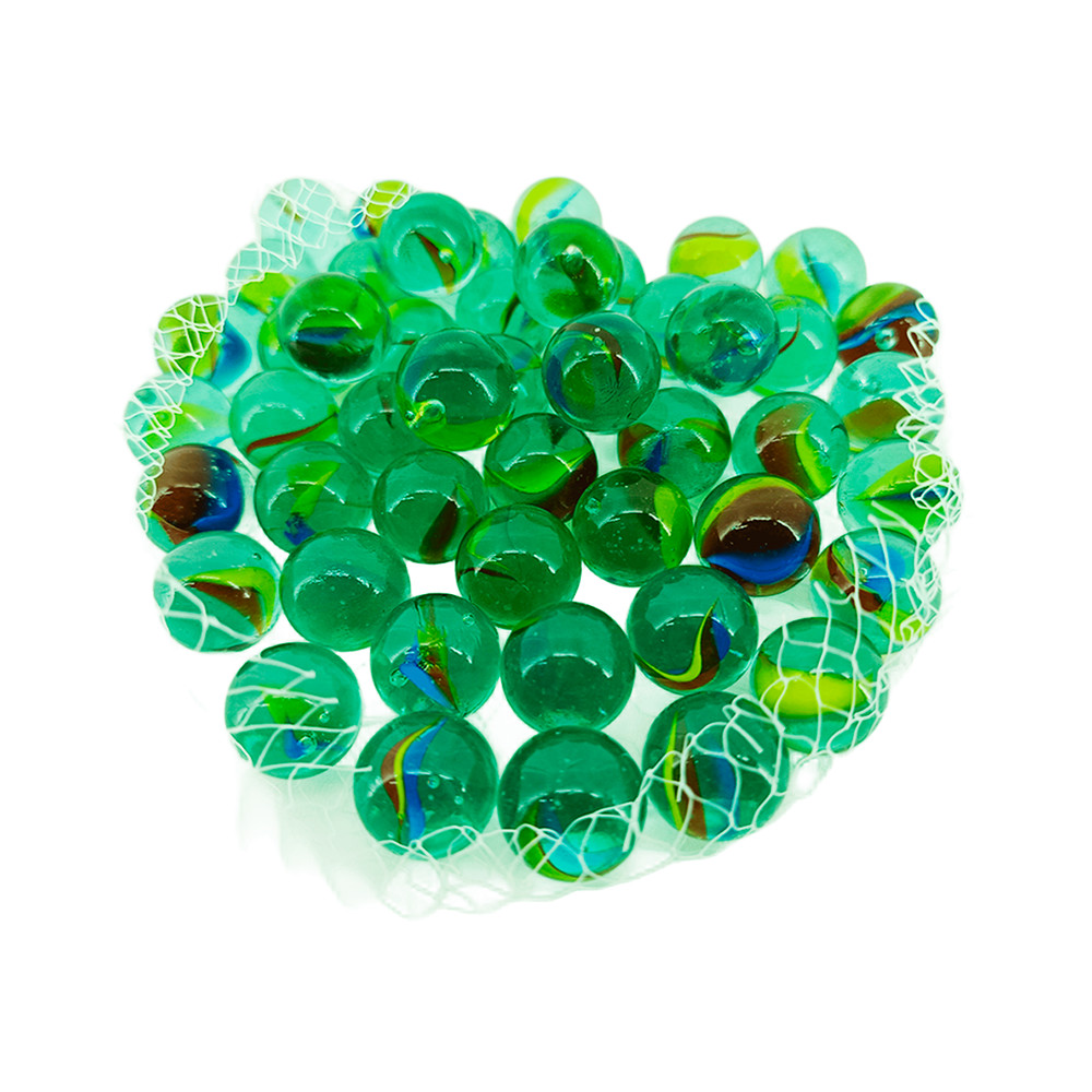 Kit 100 Bolinhas Bola de Gude De Vidro Coloridas V