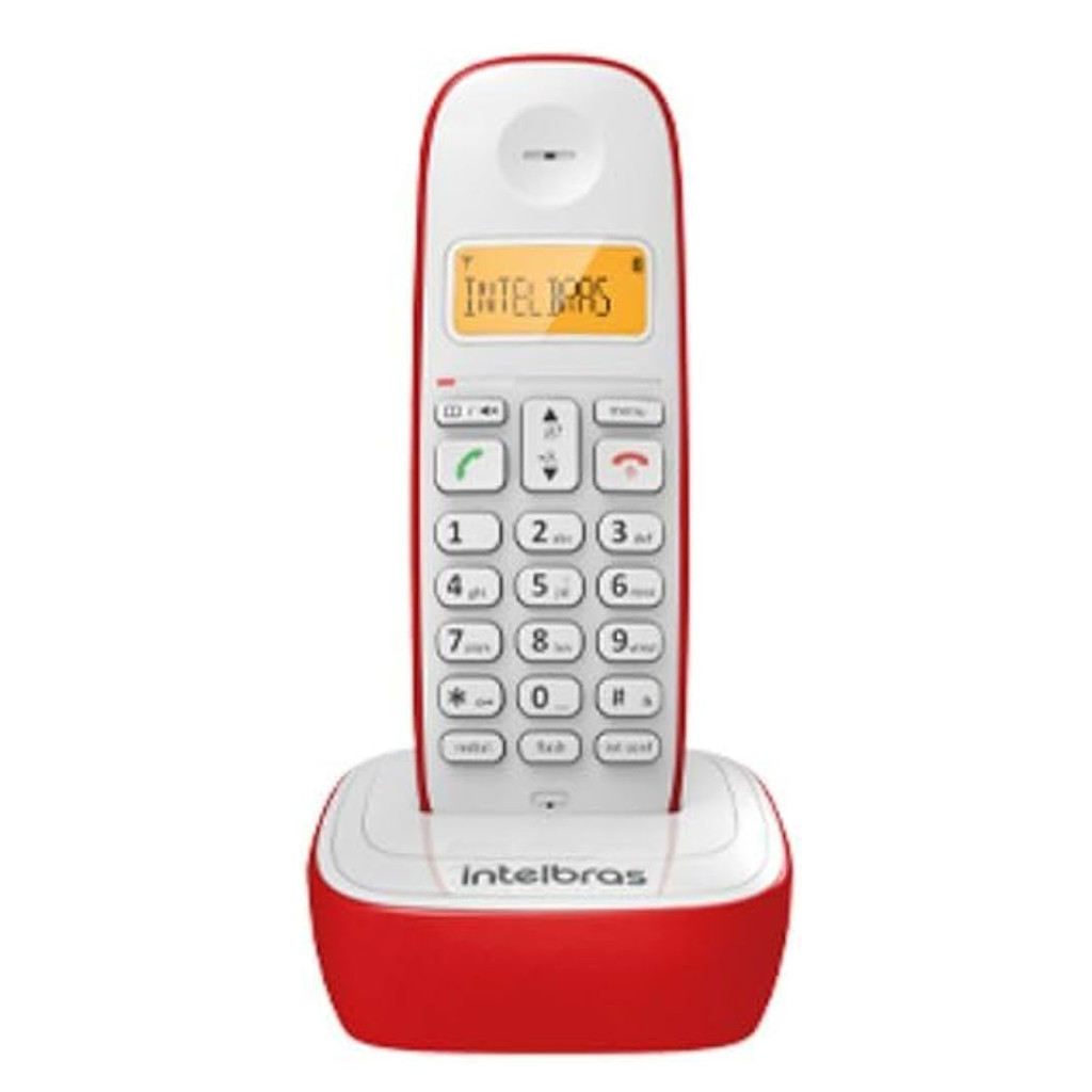 Telefone Sem Fio Intelbras Ts 7510 Vermelho