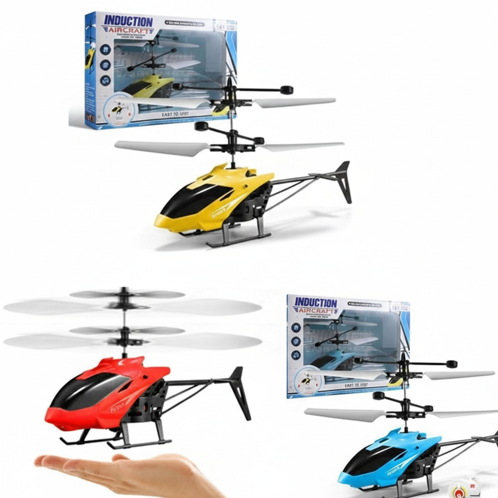 Mini Helicóptero Sensor Inteligente Voa, Brilha