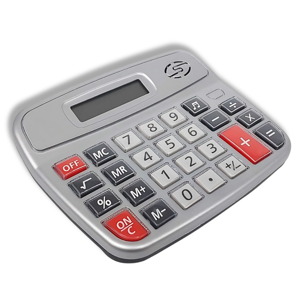 Calculadora Grande Eletrônica Kk-9835 C/8 Digitos