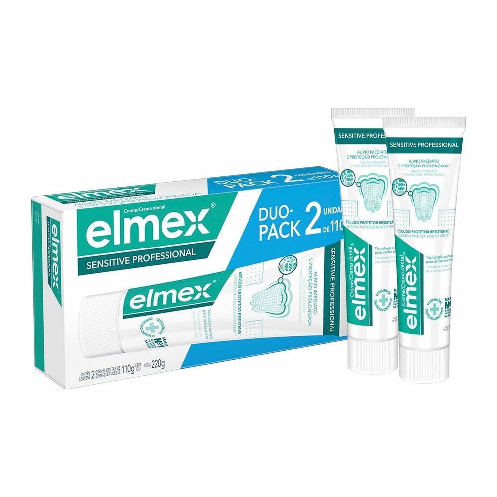 Creme Dental Elmex Sensitive 2 Unidades de 110g Ca