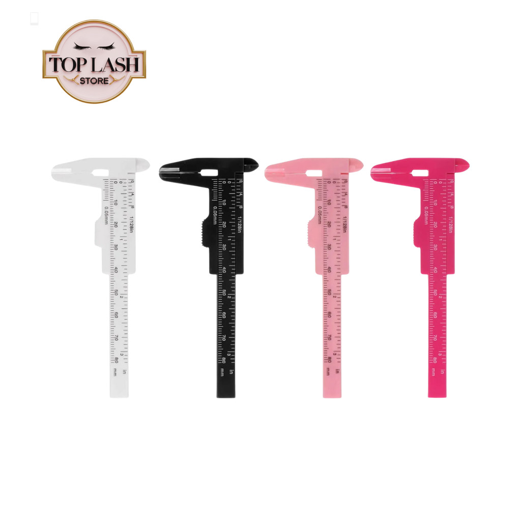 Mini Paquímetro Para Sobrancelha e cílios 8cm En
