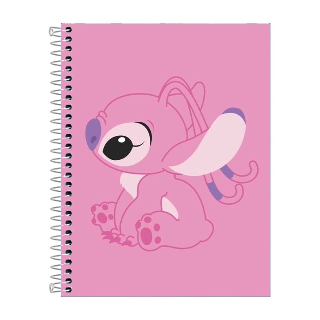 Caderno Lilo Stich 1 Matéria 80Fls Capa Dura