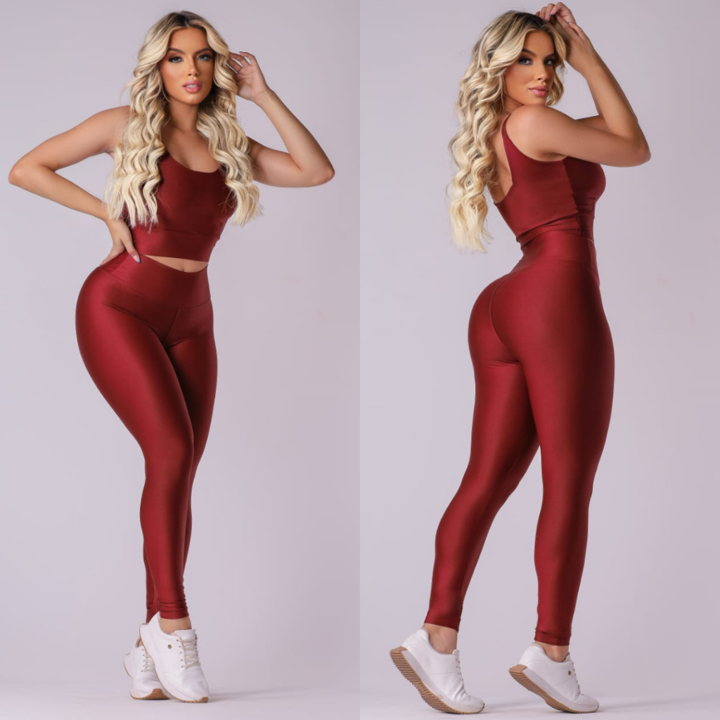 Conjunto Calça Legging e Cropped – Conjunto