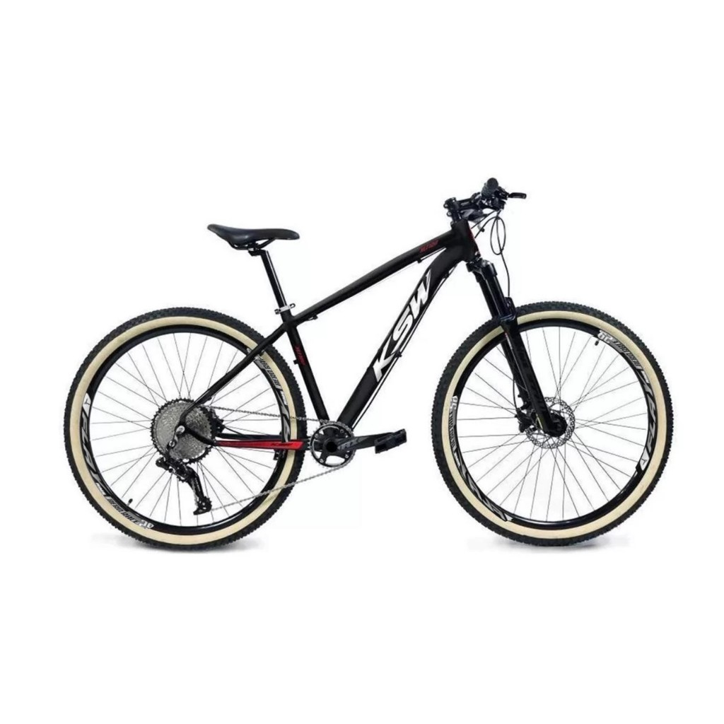 Bicicleta Aro 29 Ksw 9v Freio Hidráulico Trava E