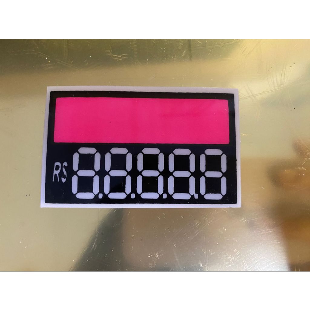 Etiqueta De Preço Pvc 7 Cm X 4,5 cm 50 Unidades