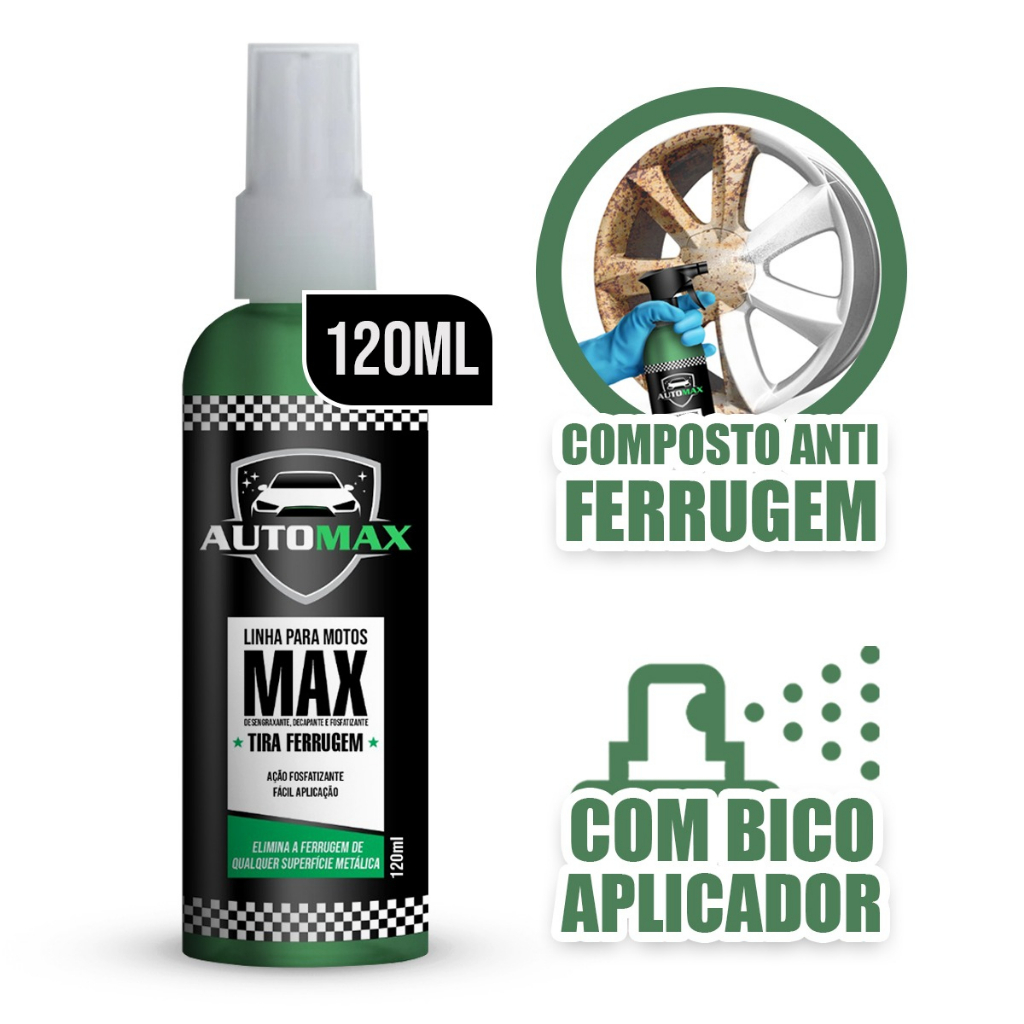Tira Ferrugem Automotivo Automax Remove Ferrugens 
