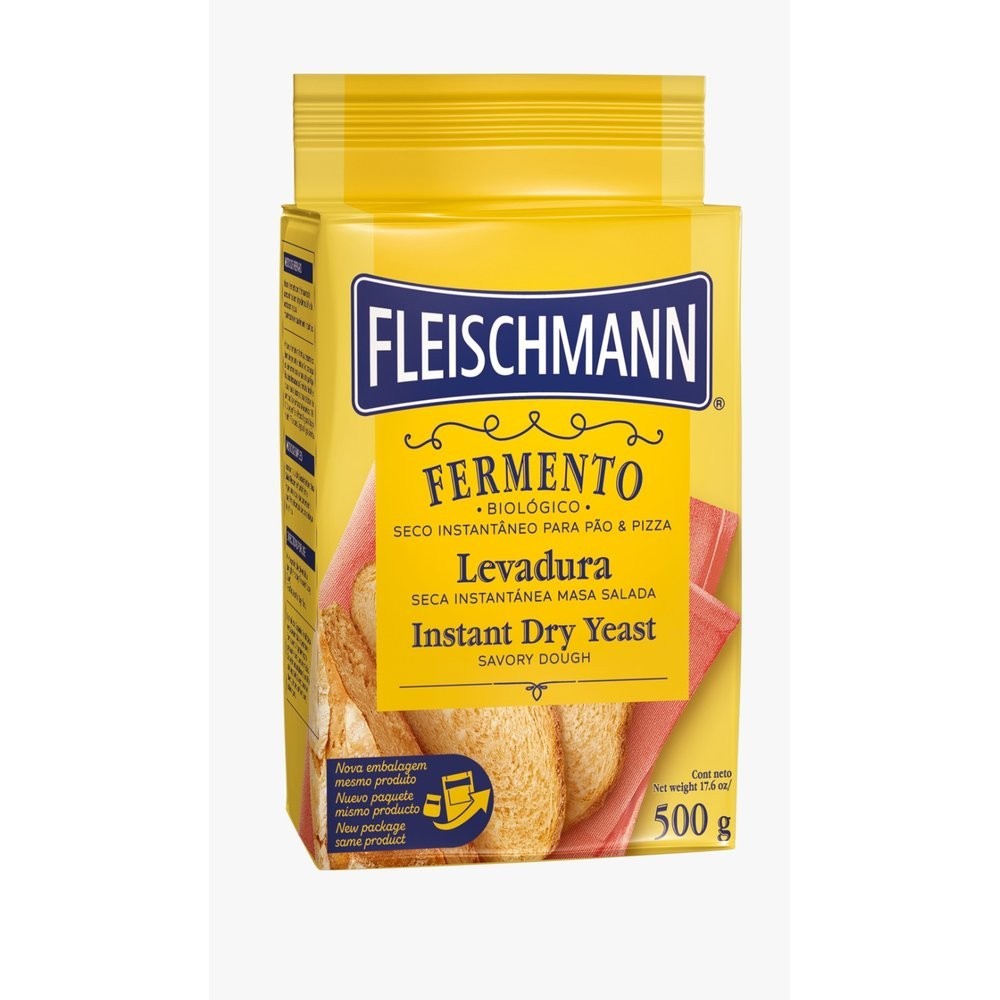 Fermento Instantâneo Massa Sal 500g – Fleis