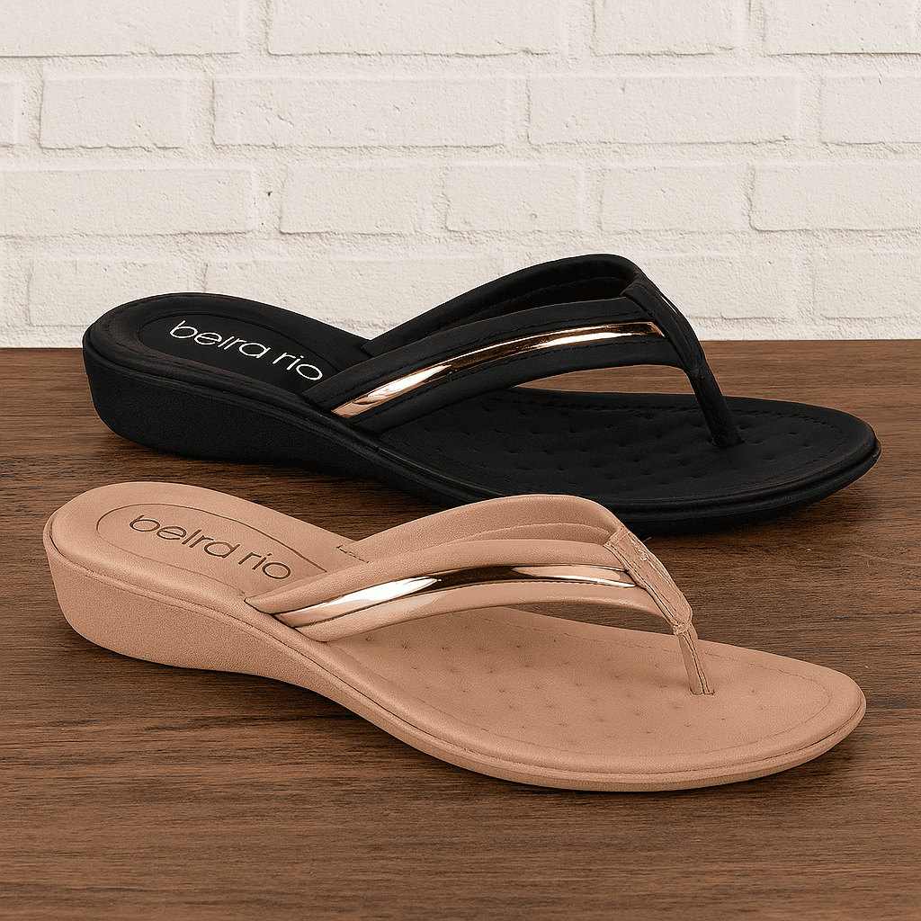 Chinelo Confort Beira Rio Ortopédico Sandália Fe
