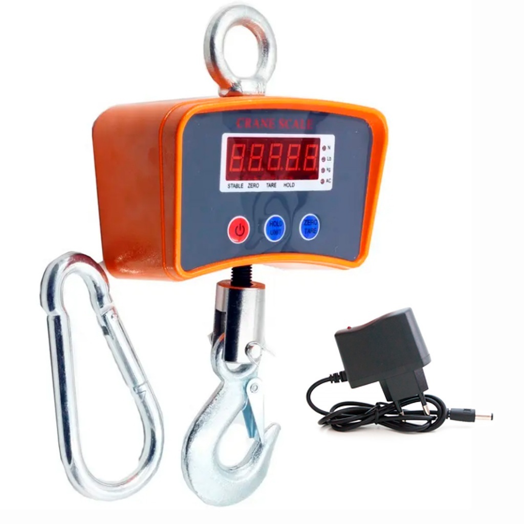 Balança Digital Suspensa Precisão 1000kg Tonelad