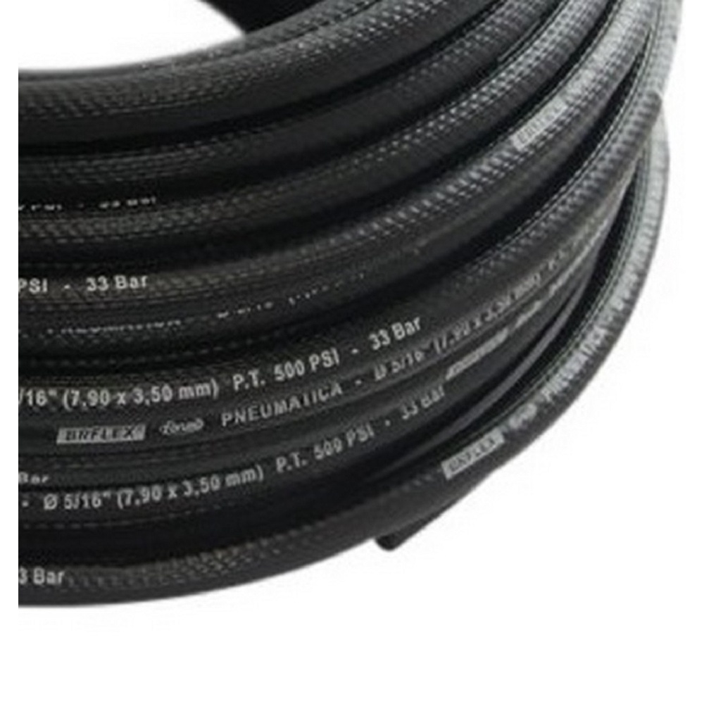 MANGUEIRA BORRACHA 5/16 PRETA – PNEUMATICA B