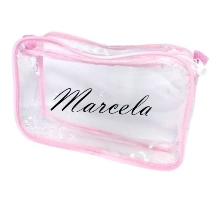 Necessaire  PERSONALIZADA 23×15  escrevemos o