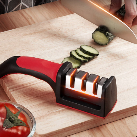 KIT 5 Amolador Afiador De Facas Em Aço Inoxidáve