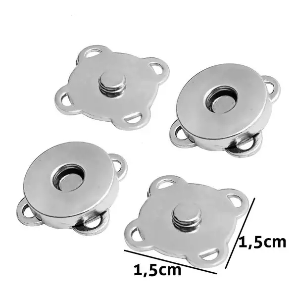 – Botão Imantado Para Fecho de Bolsa Artesa