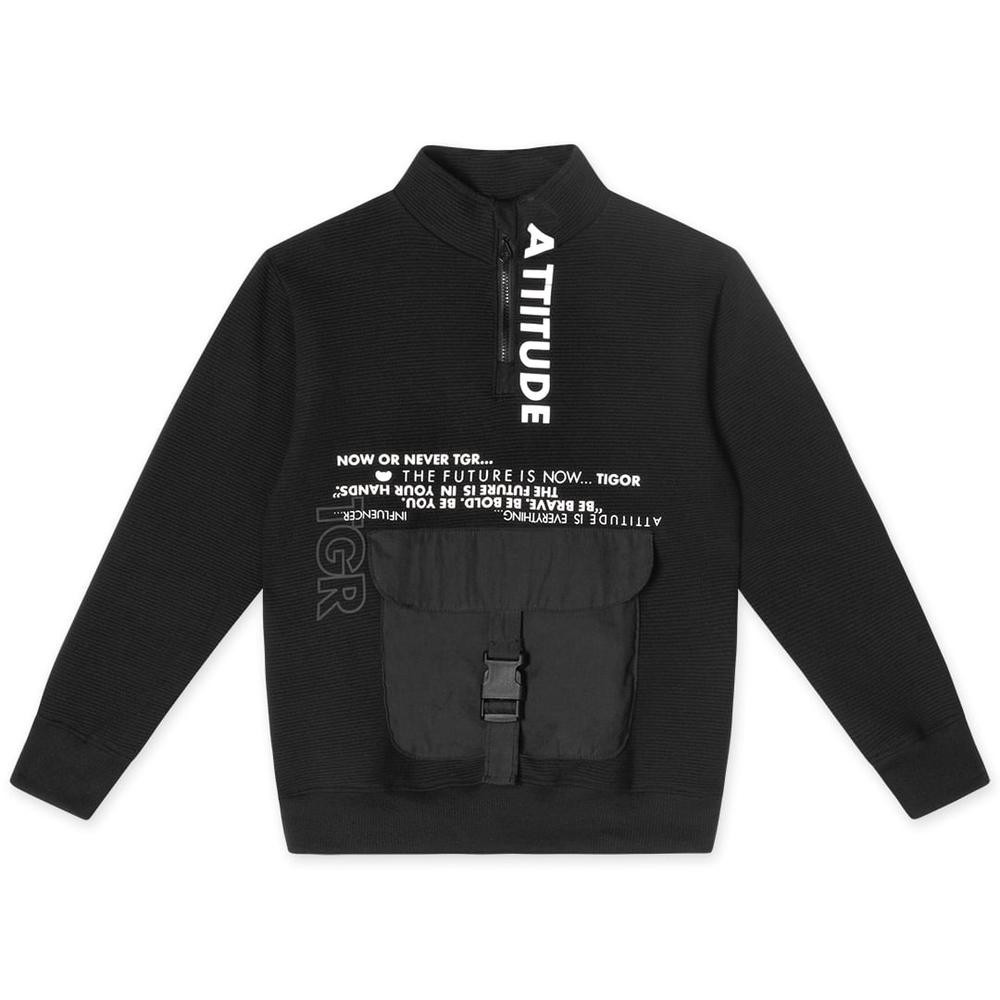 Blusão Manga Longa Infantil Masculino Tigor T. Ti