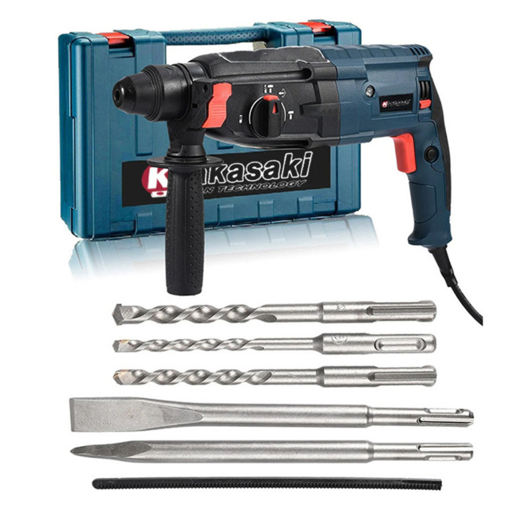 Martelete Rotativo Rompedor 1.200W 12 Peças Furad