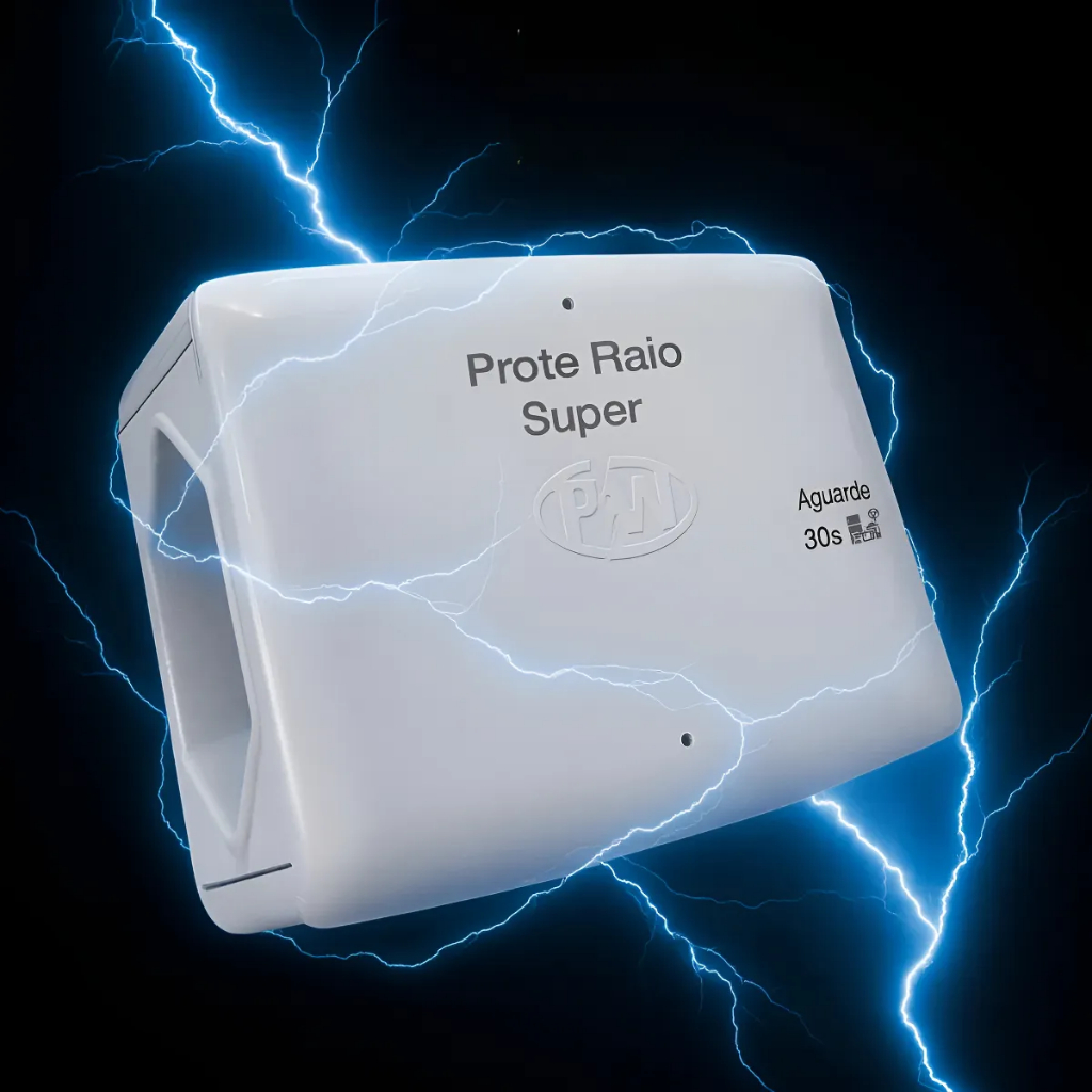 Protetor De TV Contra Raios Surtos Picos De Energi