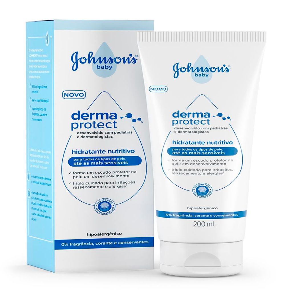 Creme Hidratante Nutritivo Derma Protect Johnsons 