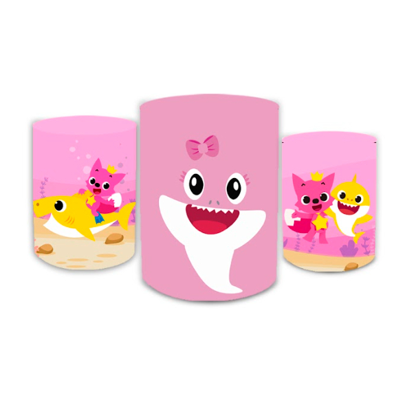 Kit Trio Capa De Cilindro Em Tecido Para Decoraç�