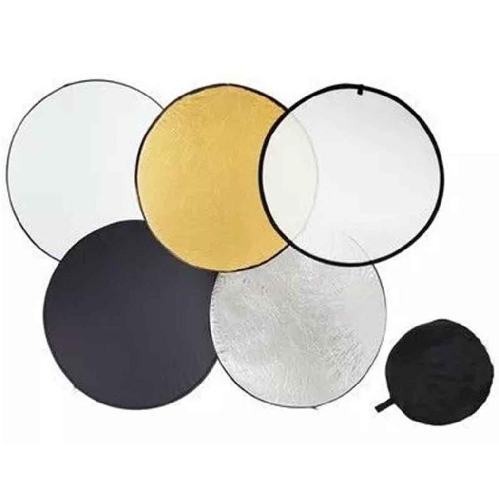 Rebatedor Fotográfico 5 Em 1 60cm Refletor 5×