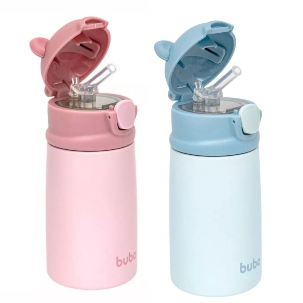 Garrafa Térmica Infantil Ursinho 320ml em Inox Ca