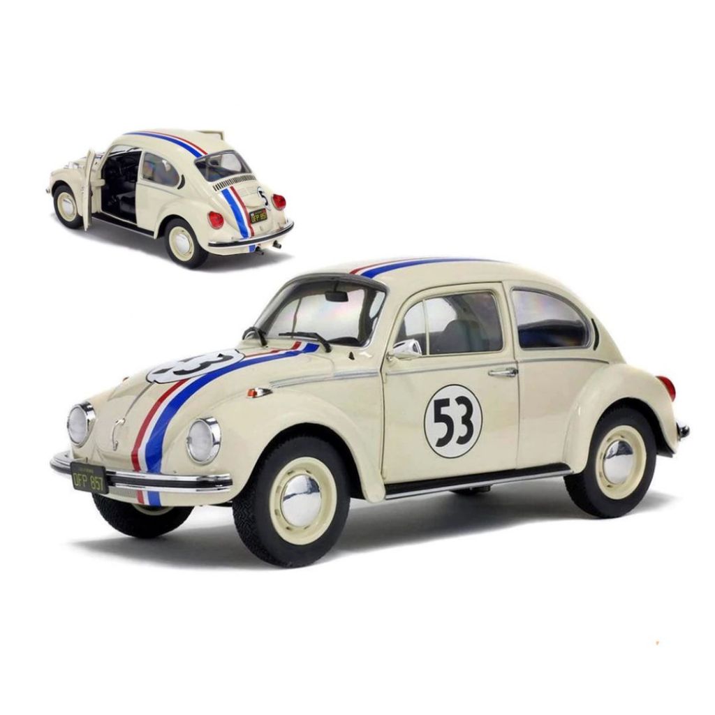 Carrinho Miniatura Fusca 53 Herbie Fricção Brinq
