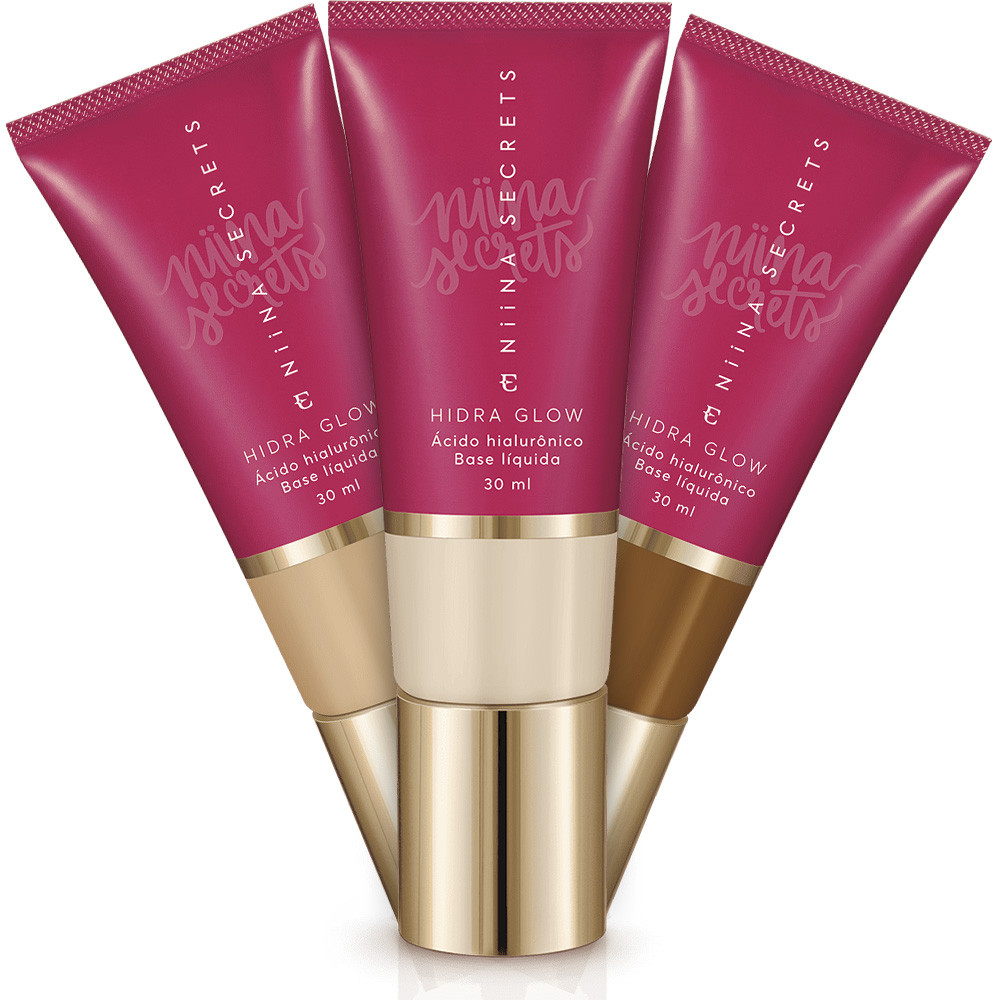 Base Líquida Niina Secrets Hidra Glow 30ml Eudora