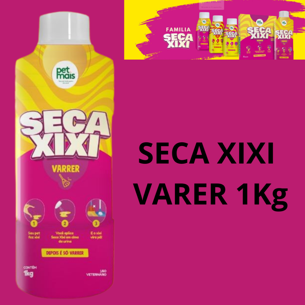 Seca Xixi Petmais 1 kg / 250g – Embalagem ec