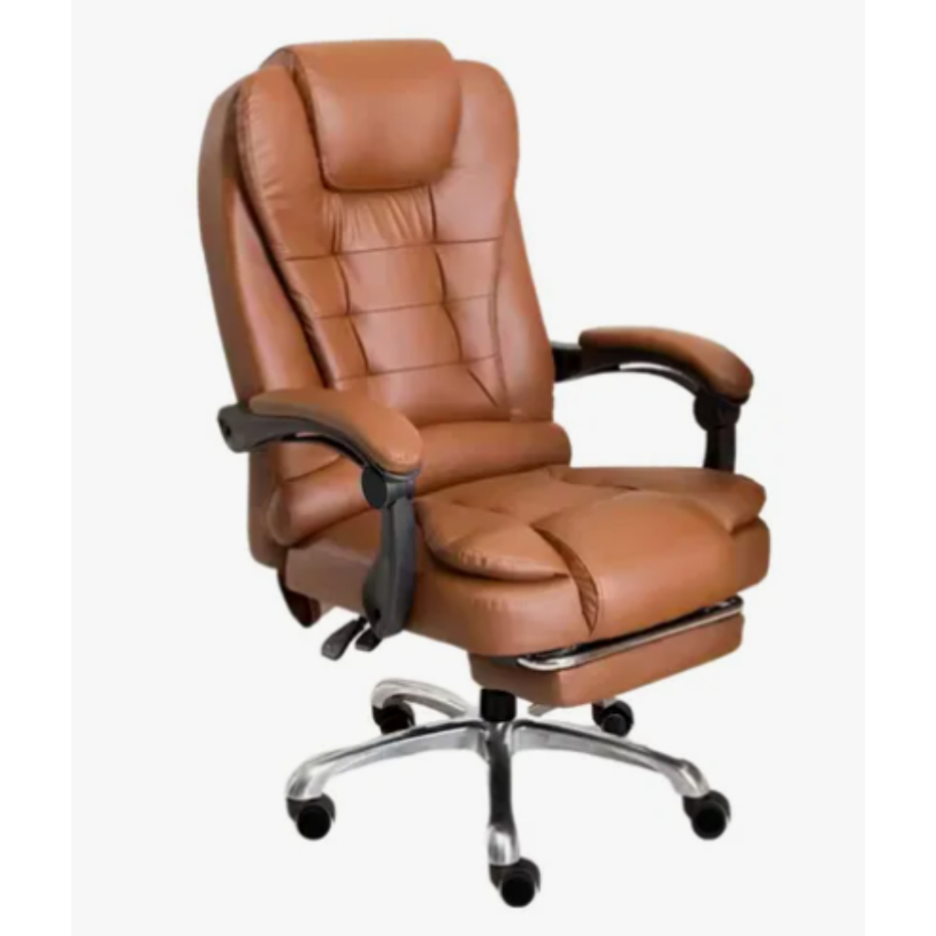 Cadeira Presidente Com Pontos De Massagem Couro De