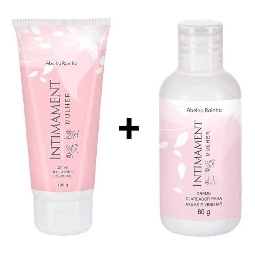 Kit Clareador Axilas Virilhas E Creme Depilatório