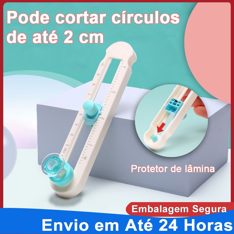 2-20cm Cortador Circular De Papel De Com Balança 