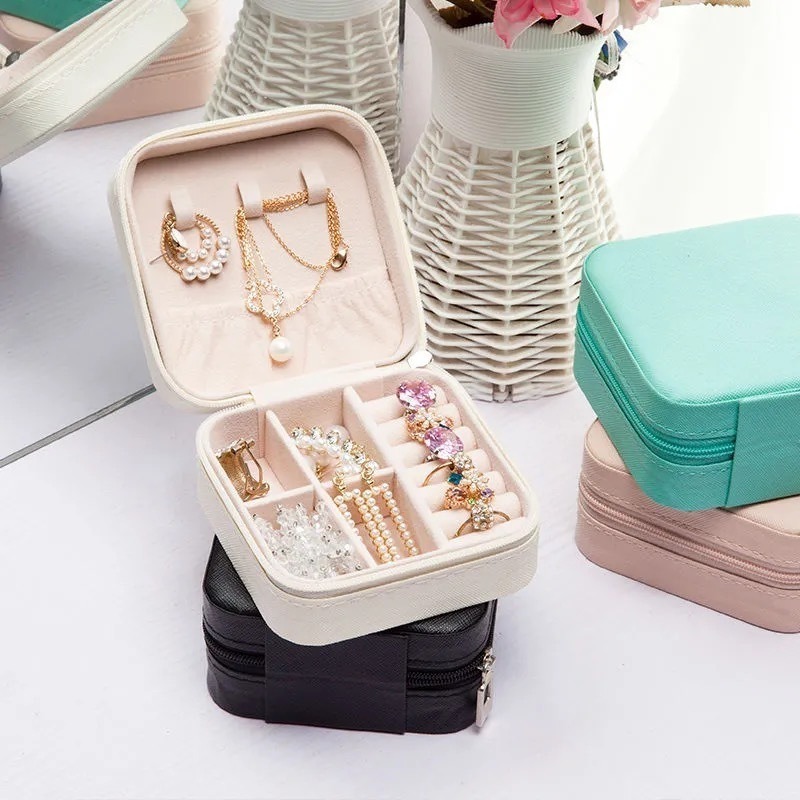 Porta Jóias Portátil | Mini Maleta Estojo Organi