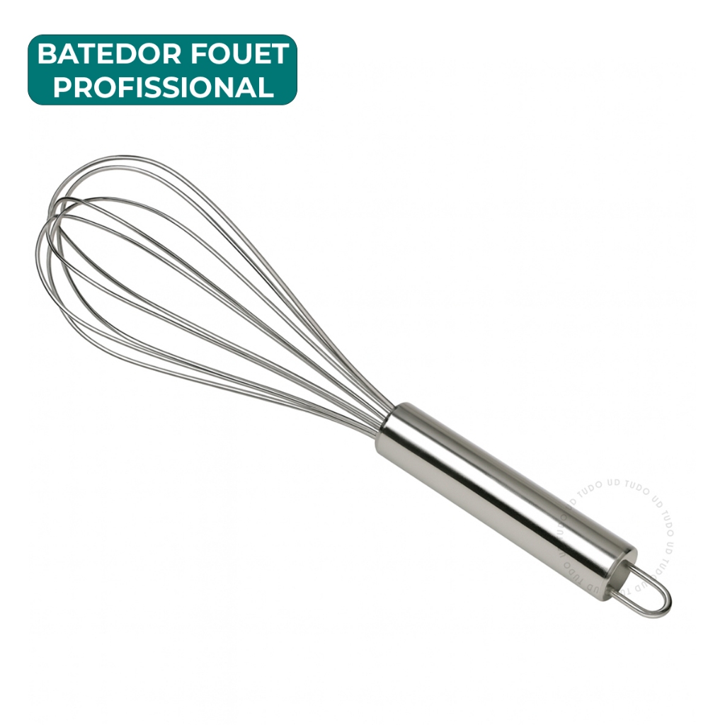 Batedor Fouet Inox Profissional Cabo Reforçado Ov