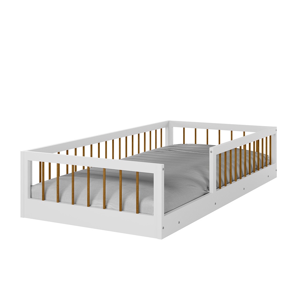 Cama Montessoriana Infantil Quarto Criança Menina