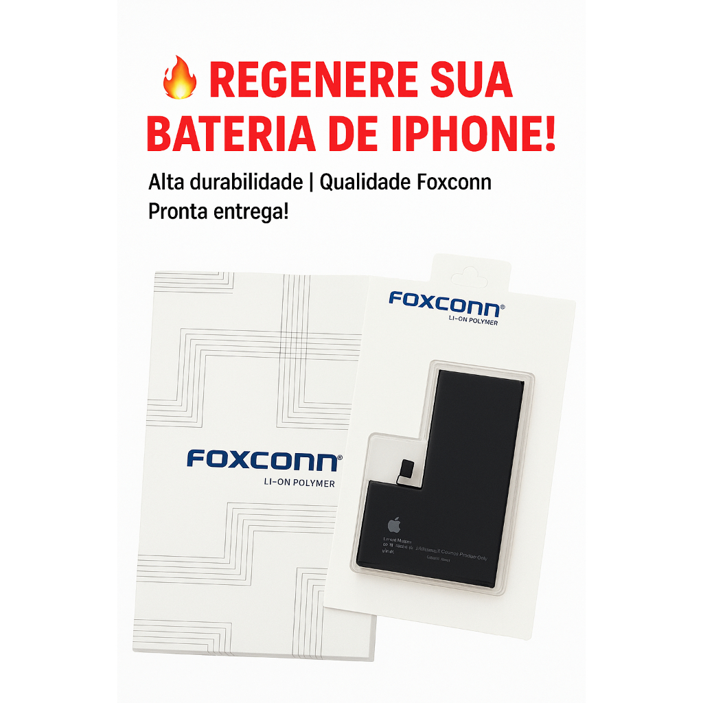 Bateria iPhone 15 COMPATÍVEL, 15 pro, 15 pro max,