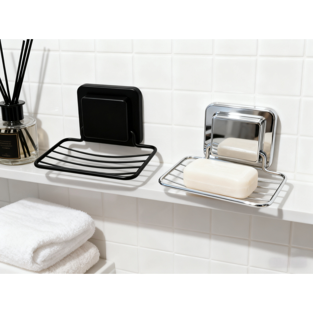 Suporte Saboneteira Aço Carbono | Adesivo Super F