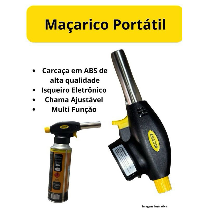 KIT Maçarico Profissional 1300 graus, Envio Imedi
