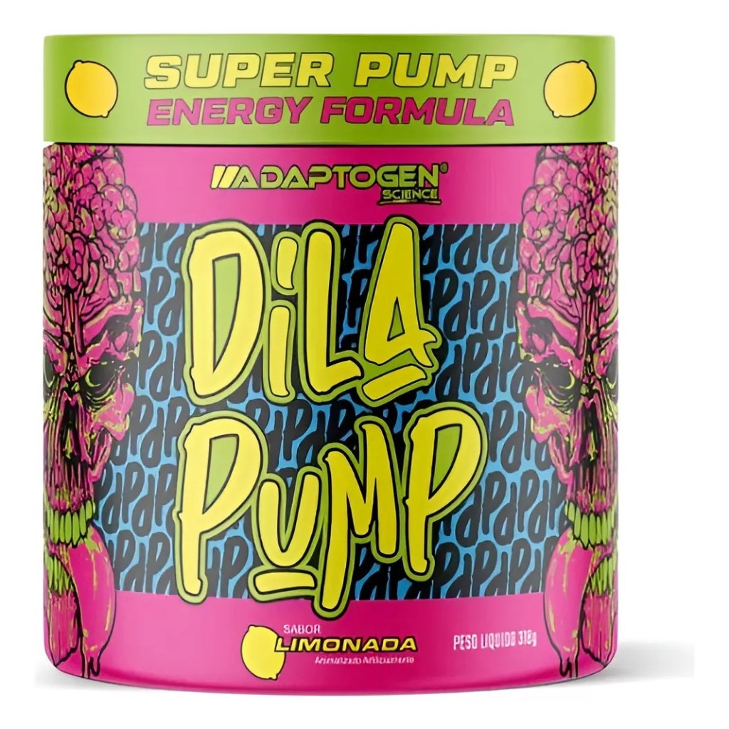 Dila Pump Pre Treino Sem Cafeina Beta Alanina em P