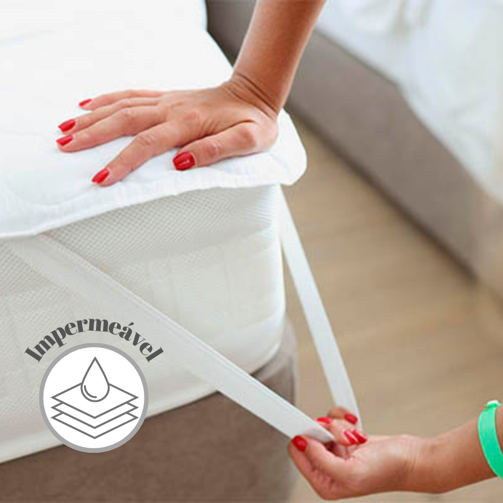 Capa Impermeável para Colchão Anti Xixi e Ácaro