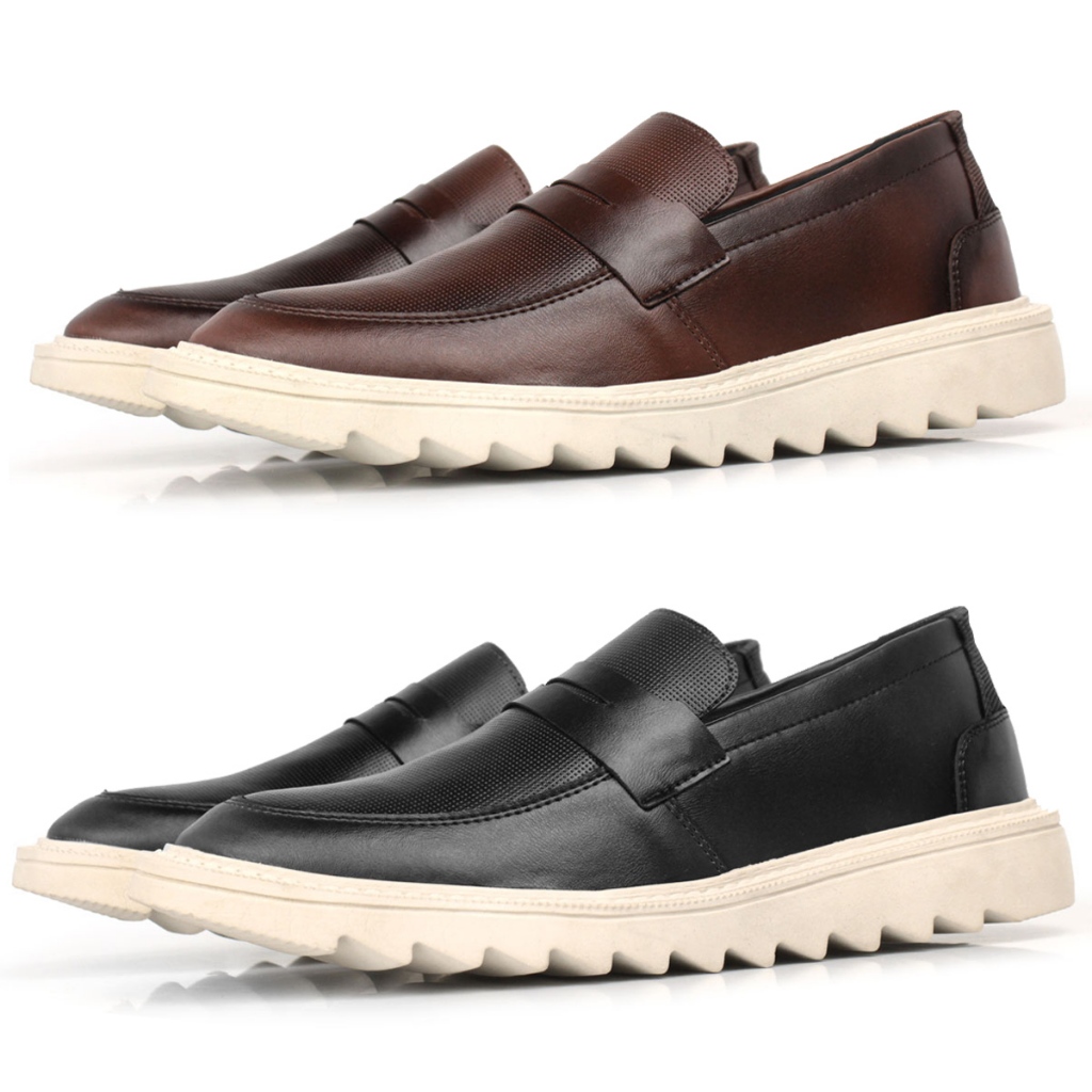 Kit 2 Pares Mocassim Masculino Loafer Conforto, Es