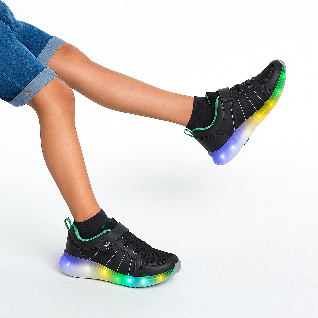 Tênis Infantil Juvenil Rodinha Menino Menina Esco