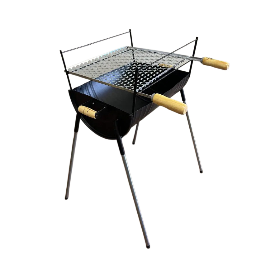 Churrasqueira Portátil 50×40 com Grelha Ajus