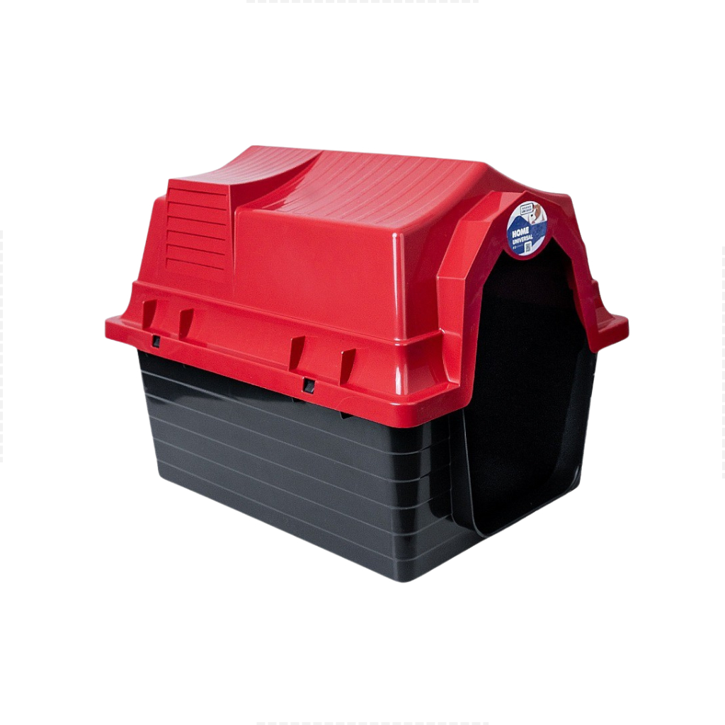 Casinha para Cachorro N3 Vermelha Cachorro Pequeno