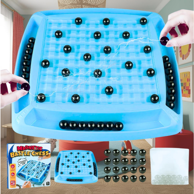 Jogo De Xadrez Magnético Tabuleiro Portátil Pedr